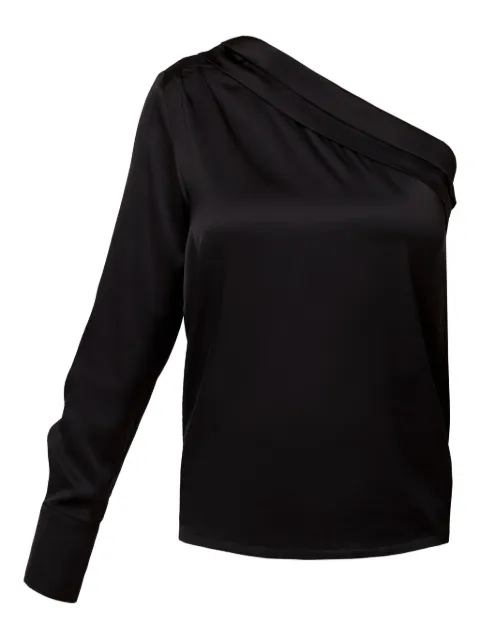 AMALIN Carla one-shoulder button blouse