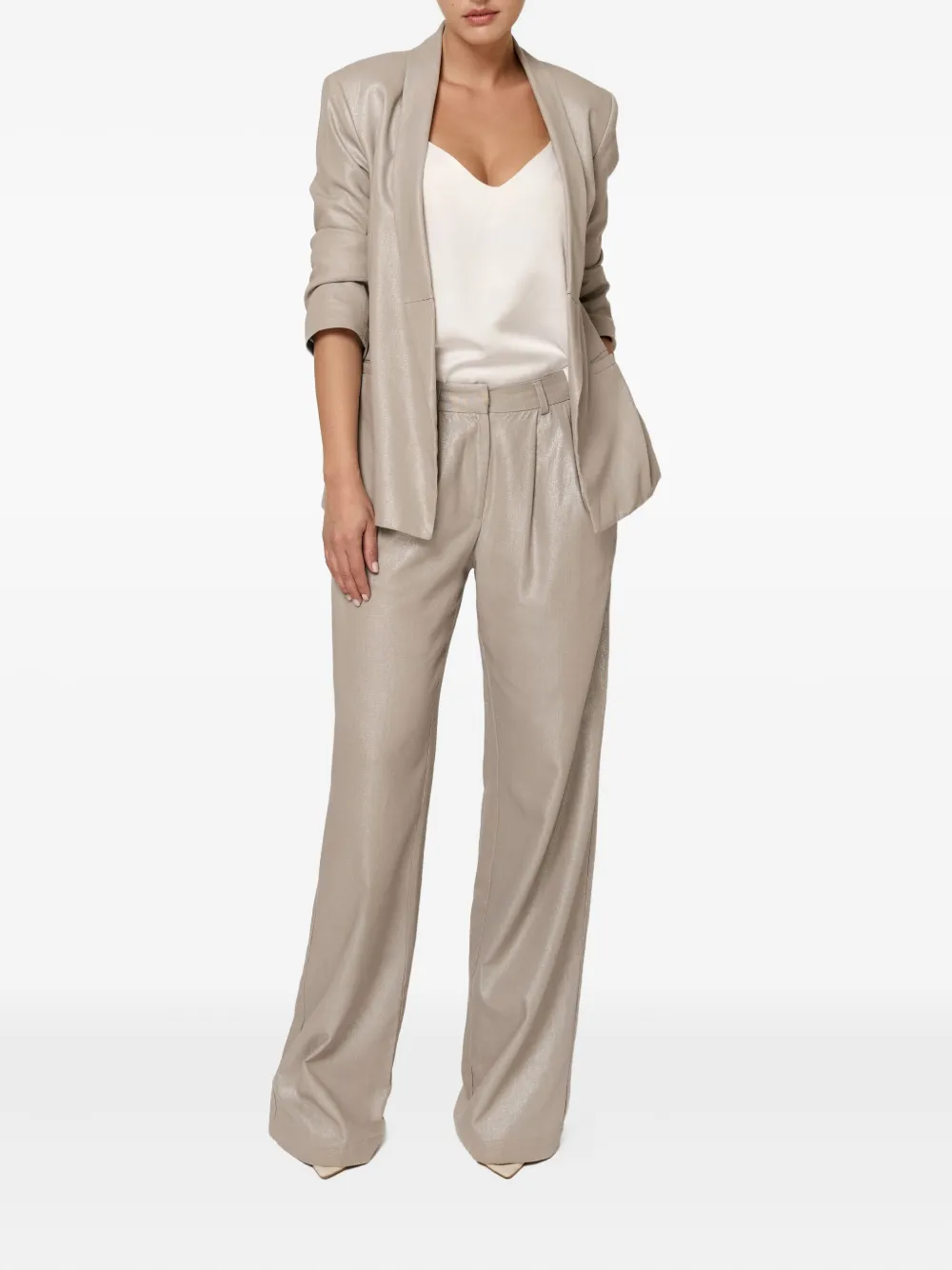 Amalin Blair Blazer In Neutral