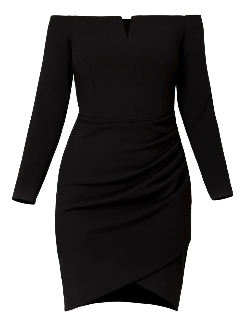 Amalin Stella Off-shoulder Dress In Black