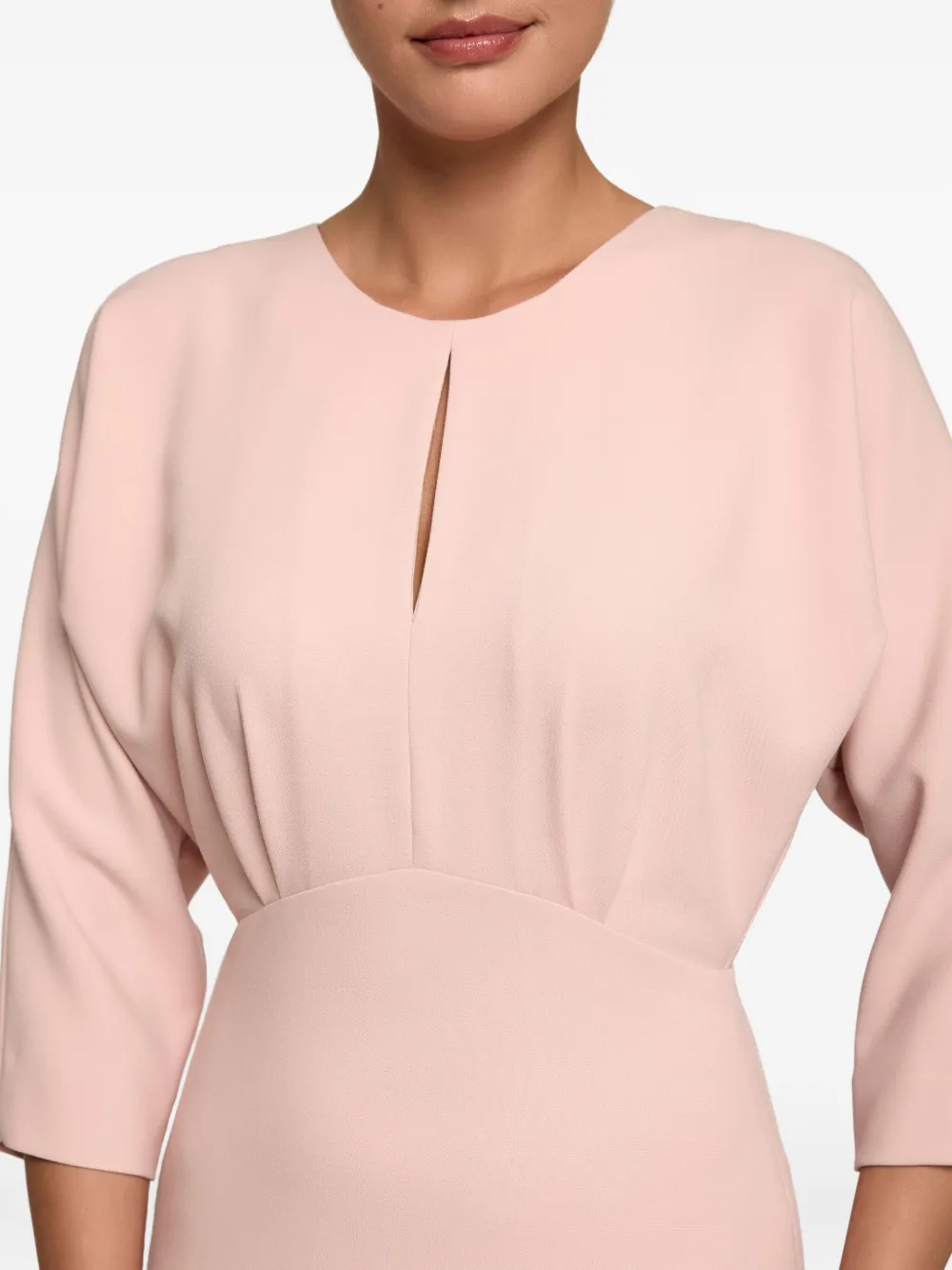 Amalin Rochie Amelia Keyhole Dress In Pink