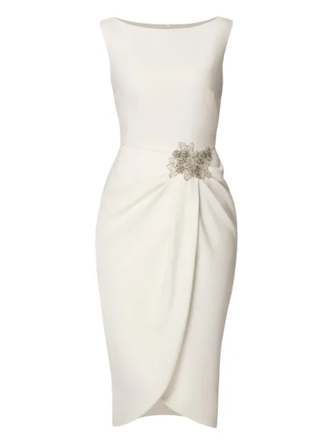 AMALIN Tiffany crystal-embellished midi dress