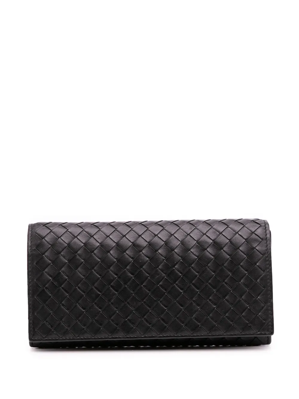 Bottega Veneta Pre-Owned 2012-2025 Nappa Intrecciato Wallet long wallets | Black | Image 1