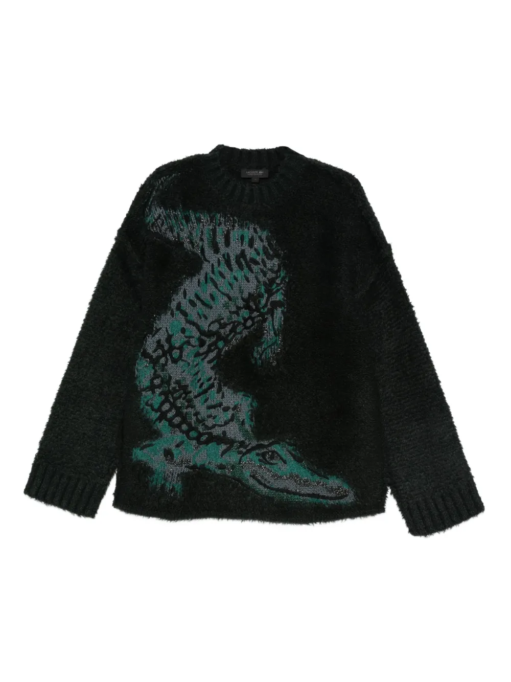 Lacoste suéter en jacquard | negro | Image 1