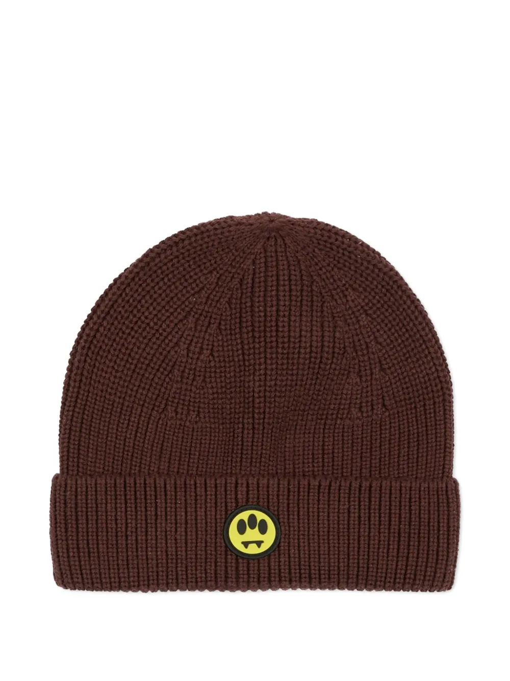 Barrow Logo-appliqué Beanie In Brown