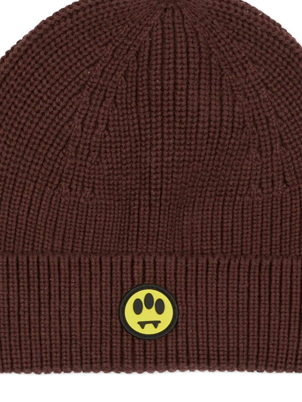 Barrow Logo-appliqué Beanie In Brown
