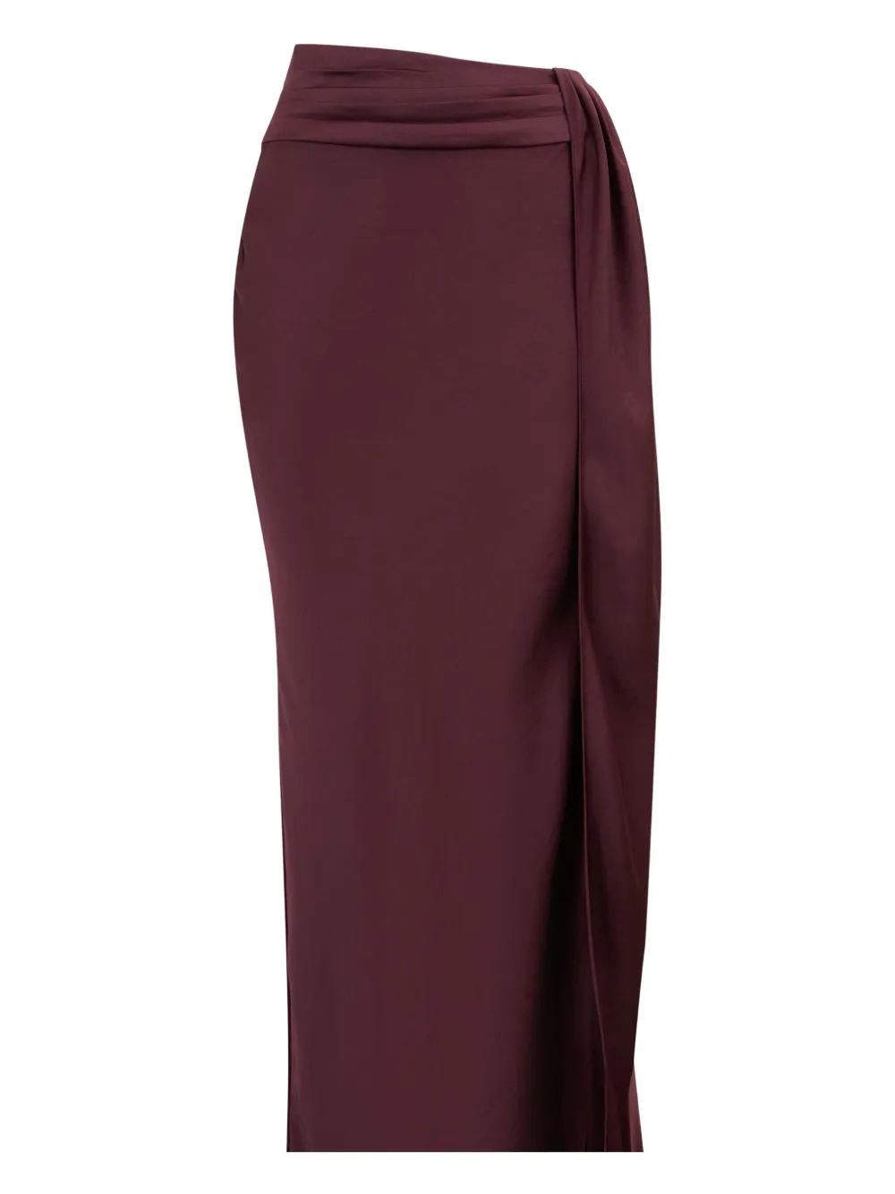 LAPOINTE Asymmetrische maxi-rok Rood