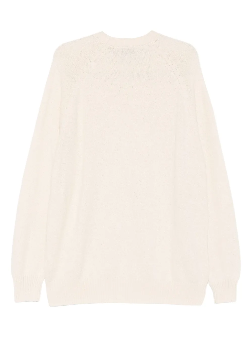Gran Sasso Raglan trui met ronde hals - Beige