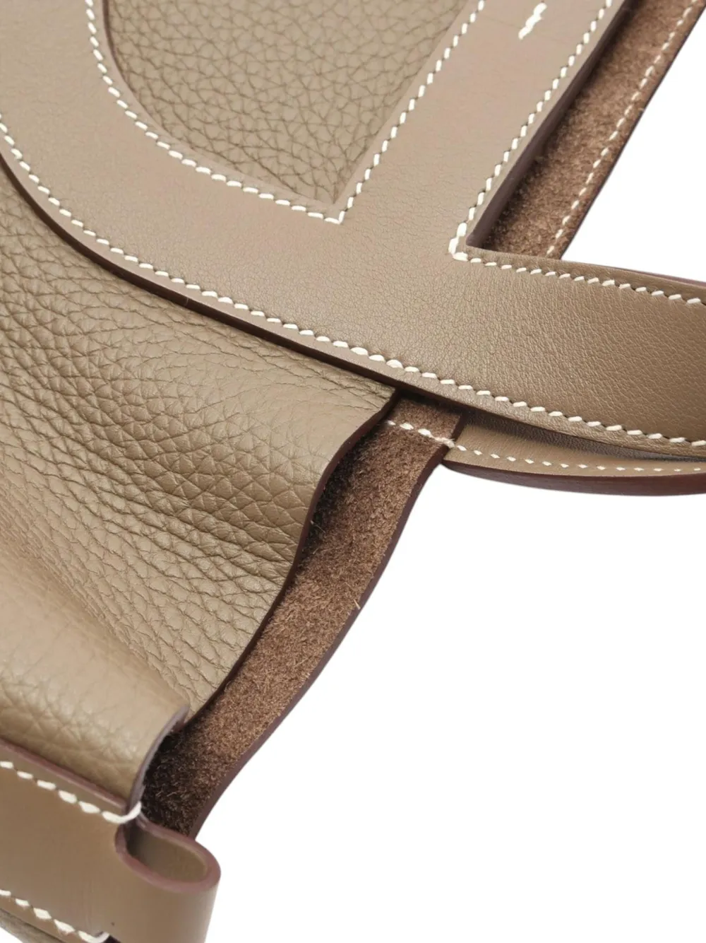 Pre-owned Hermes 2024 Clemence In The Loop 23 Handbag In Brown