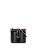 CHANEL Pre-Owned 2020 Quilted Lambskin Chain and Charm Case vanity bag - Black
