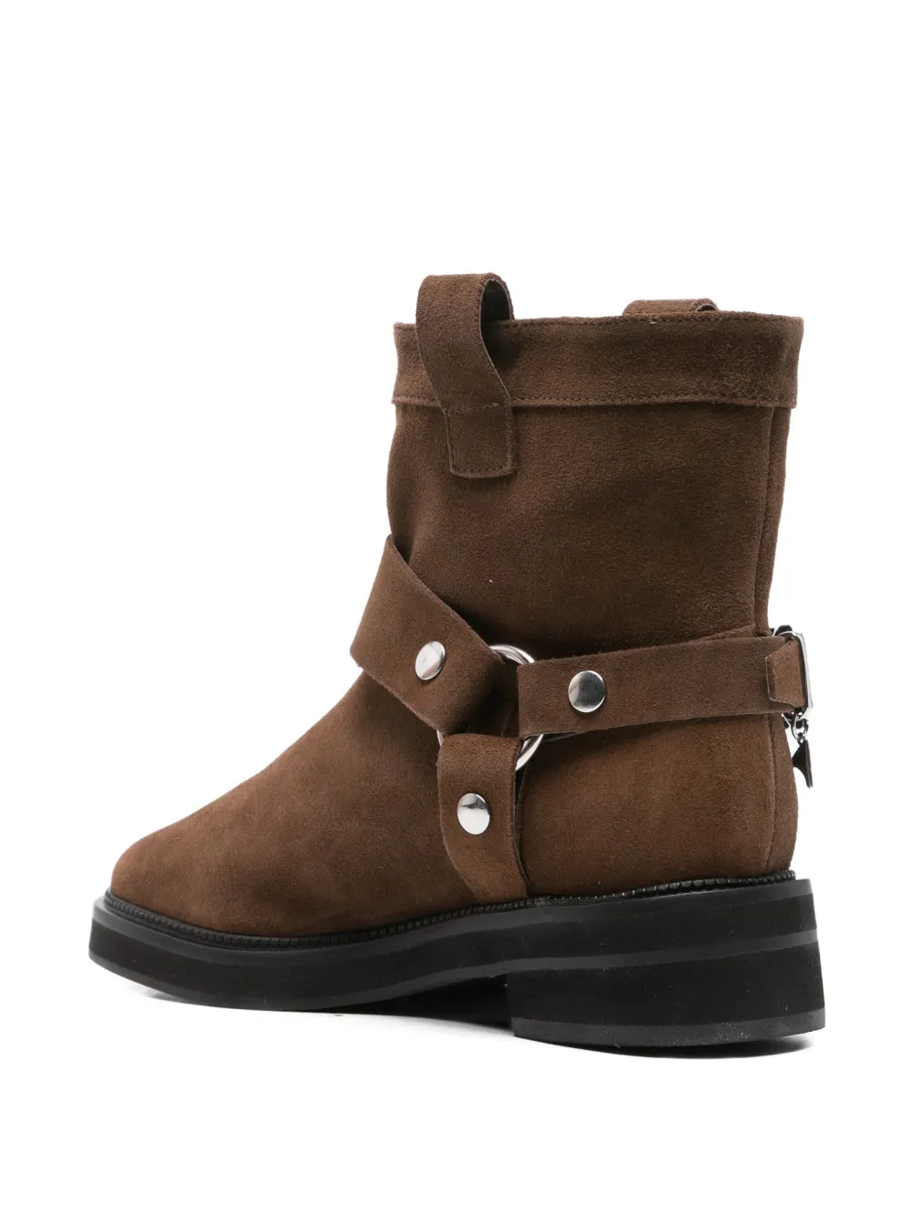 Carrano Suede Ankle Boots In Brown