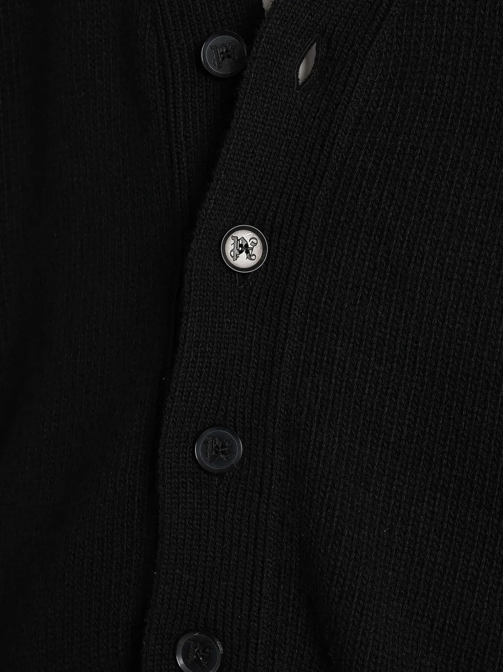 Palm Angels Vest met knoop Zwart