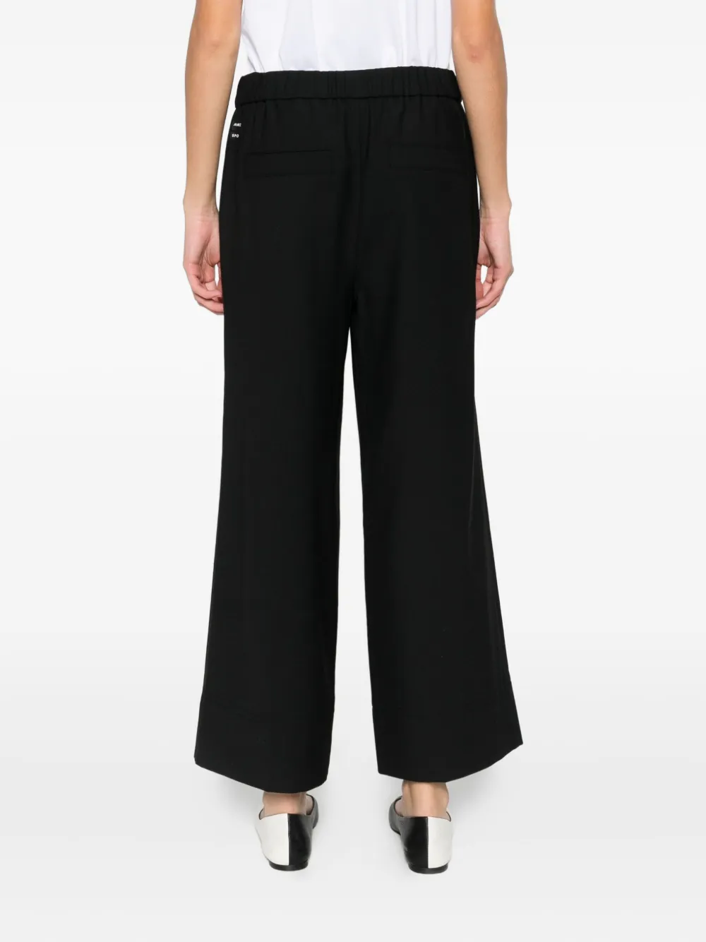 Marccain Welkom Drawstring-waist Trousers In Black