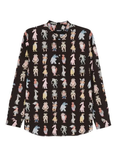 Undercover playera con monstruo estampado
