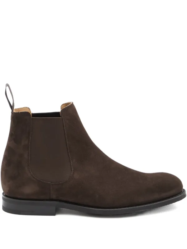 Church's Chelsea Amberley R 2.0 Suede-finish Elasticated-side Ankle Boots in Brown