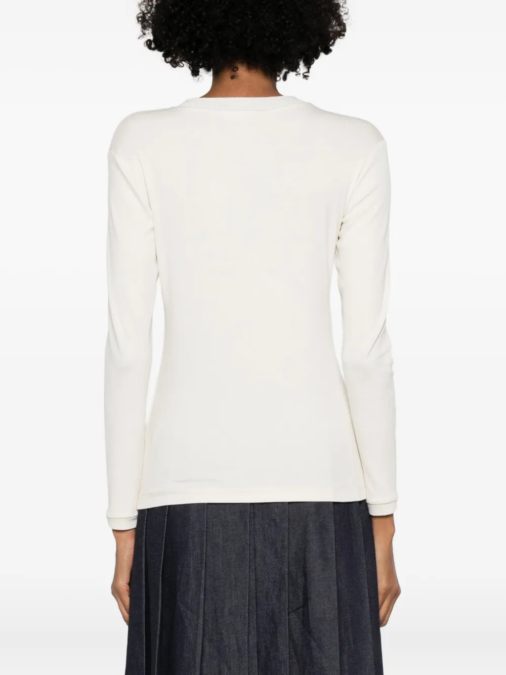 Fabiana Filippi Trui verfraaid met applicatie Wit