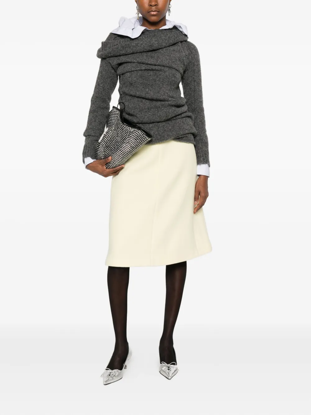 Nº21 Rock skirt - Geel