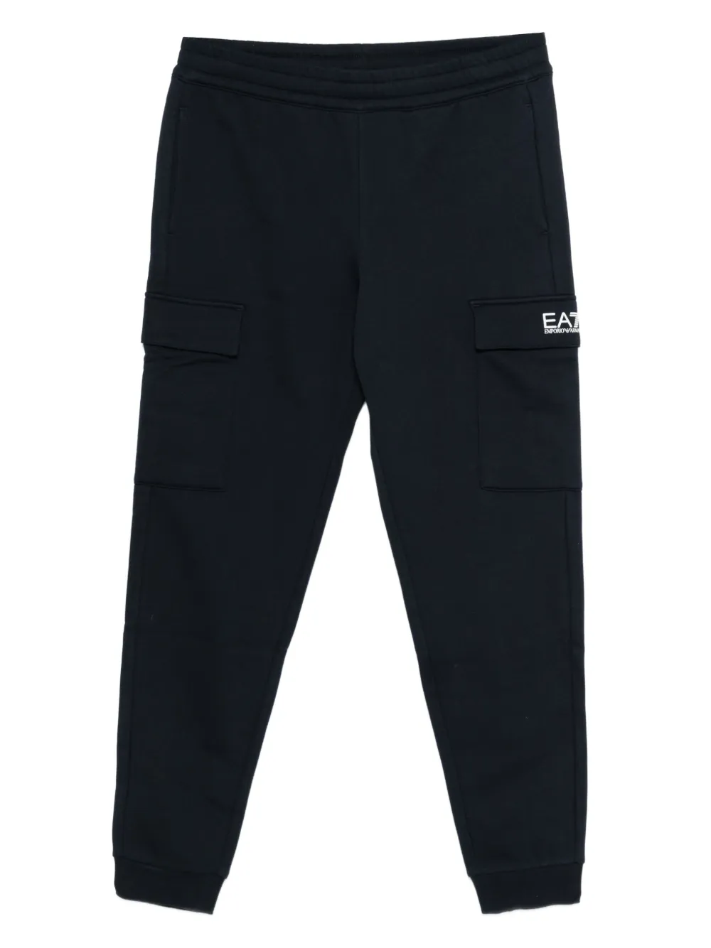 Ea7 Emporio Armani Cargo trainingsbroek met logodetail Blauw