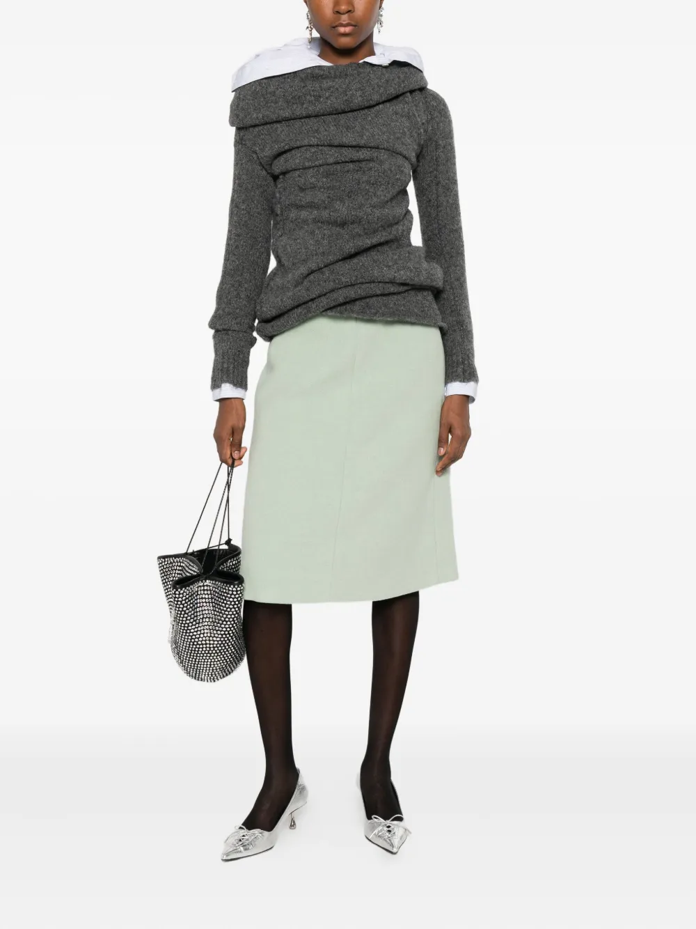 Nº21 Rock skirt - Groen