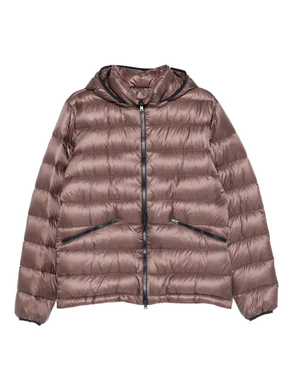 Herno hooded padded jacket | Brown | Image 1