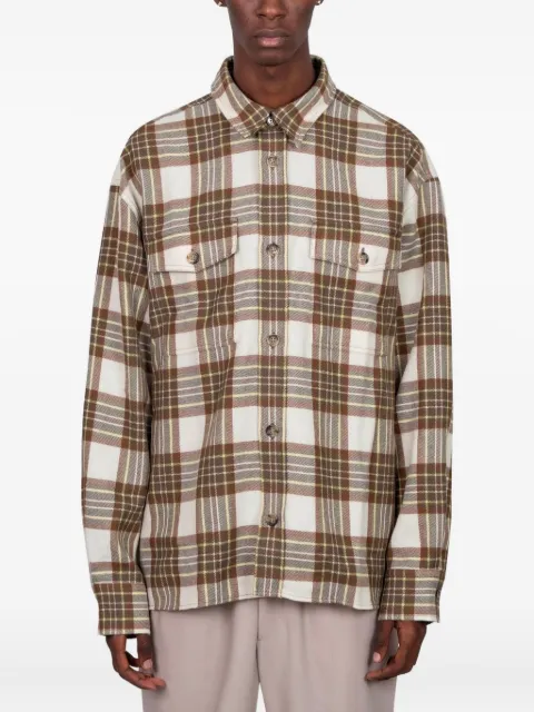 AMI Paris Ami De Coeur plaid Shirt