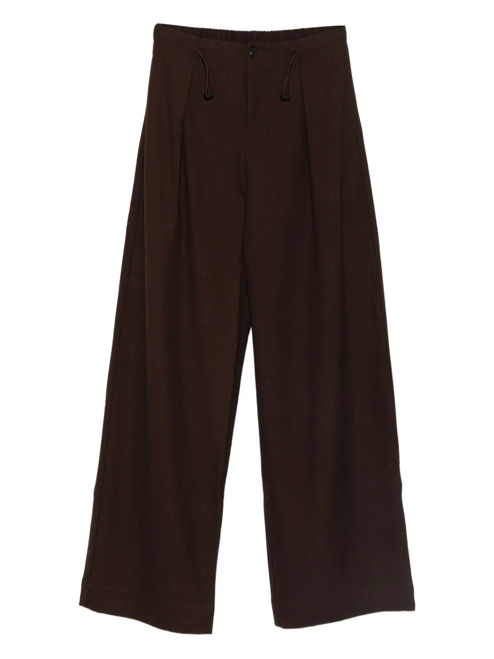 suncoo drawstring trousers | Brown | Image 1