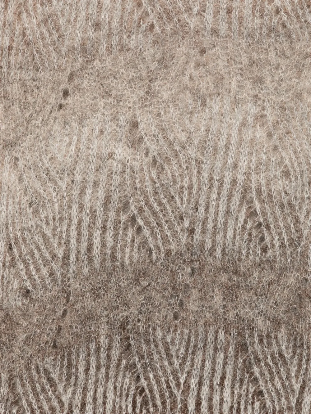 Kangra patterned-jacquard scarf - Bruin