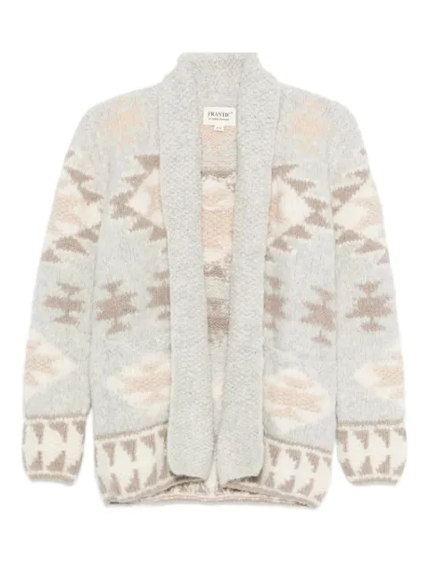 FRANTIC Nevada patterned-intarsia cardigan