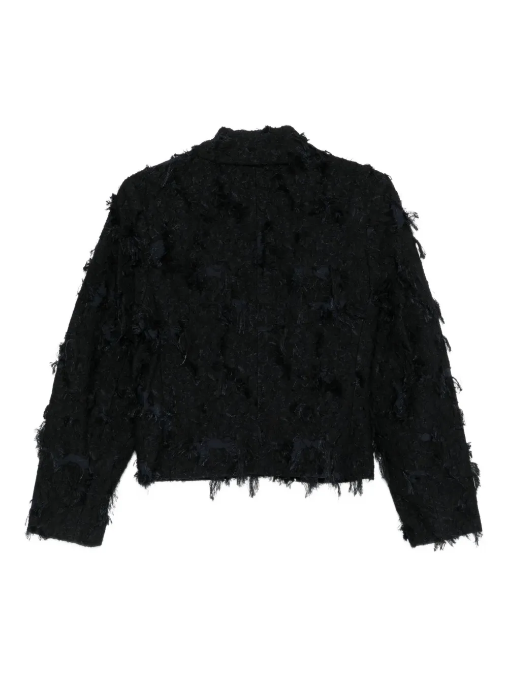 SAMSOE SAMSOE brushed-effect fringed jacket | Fitted Jackets | Image 2