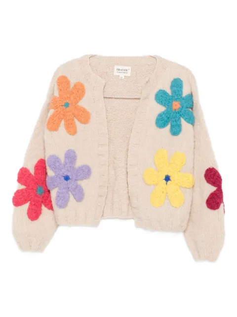 FRANTIC Marisol floral-embellished cardigan