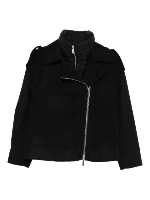 Moorer zip-up wool jacket