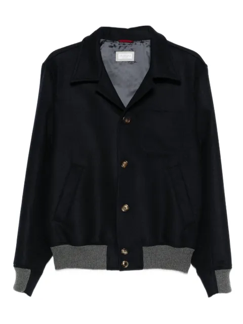 Brunello Cucinelli wool bomber jacket
