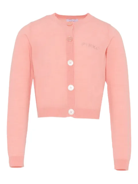 Pinko Kids button KFMA015CFL084C039 cardigan