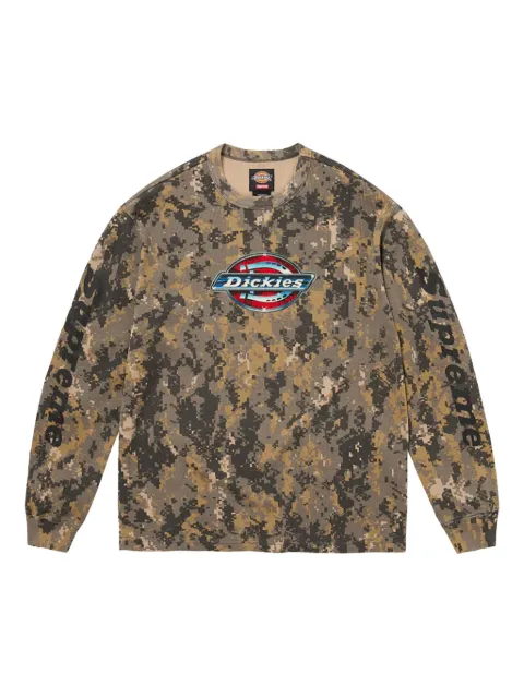 Supreme x Dickies® Thermal camouflage-pattern sweatshirt