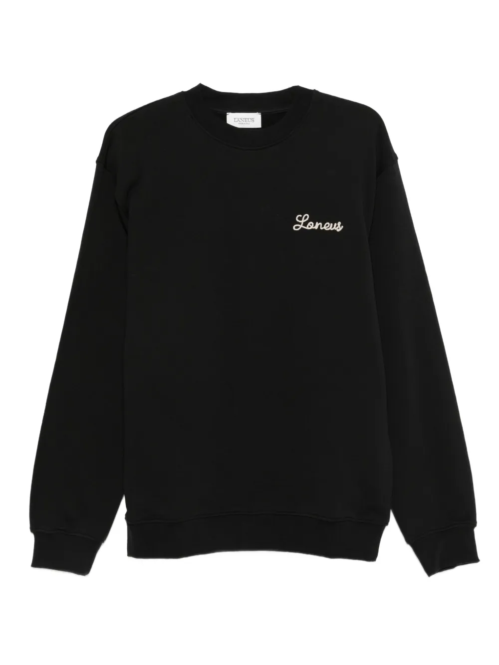Laneus sudadera con logo bordado | negro | Image 1