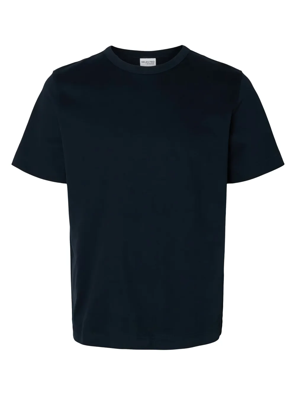 SELECTED T-shirt met ronde hals - Zwart