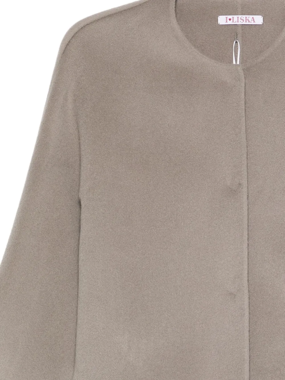 Liska Single-breasted Coat In Gray