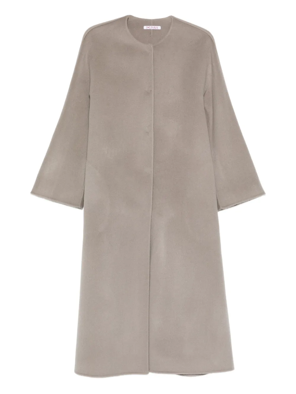Liska Single-breasted Coat In Gray