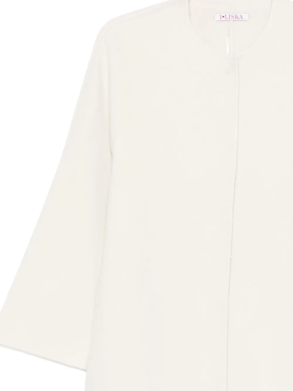 Liska Cashmere Coat In White