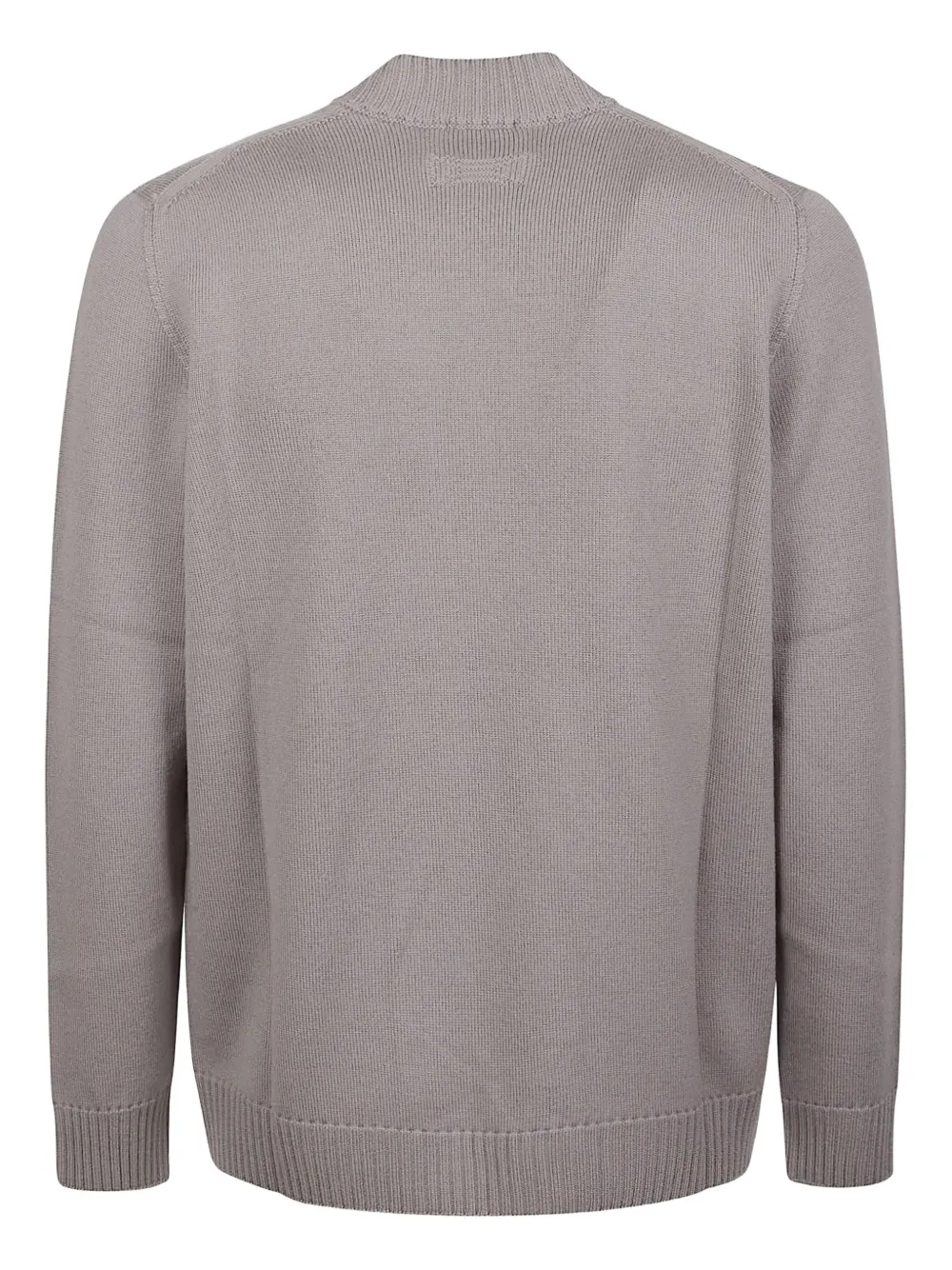 Drumohr ribbed mock-neck sweater - Grijs