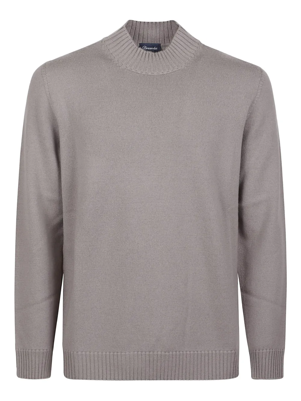 Drumohr ribbed mock-neck sweater | Grey | Image 1