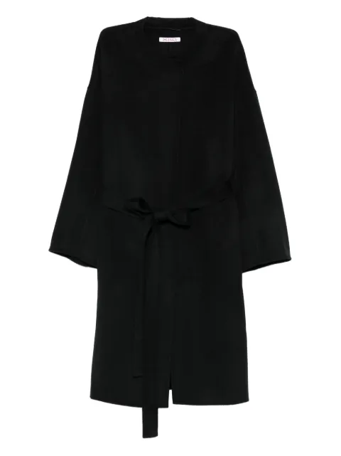 Liska belted wool coat