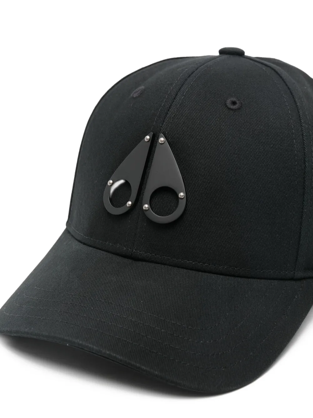 Moose Knuckles Pet met logo Zwart