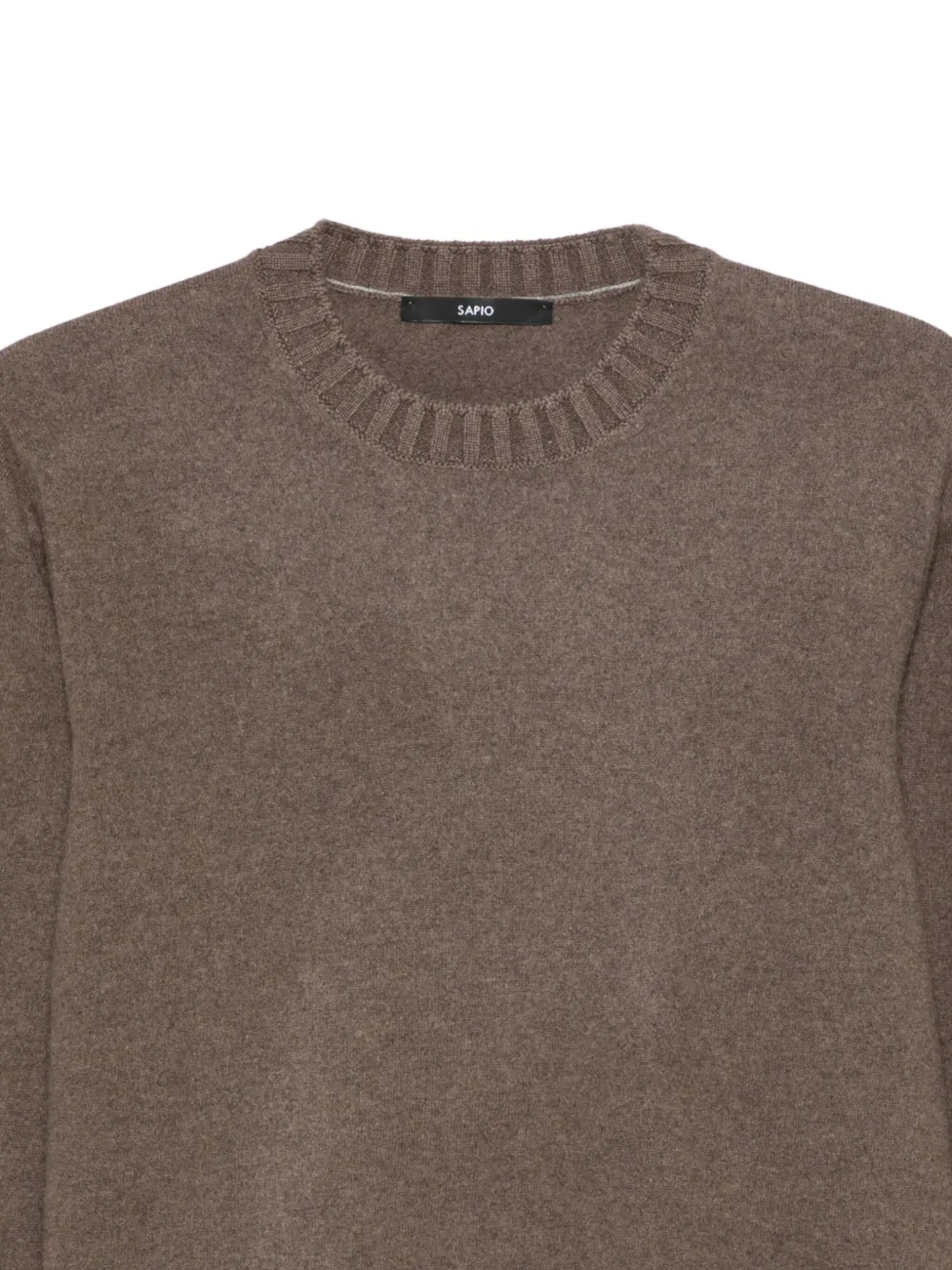 Sapio Ribbed Knitwear In Brown