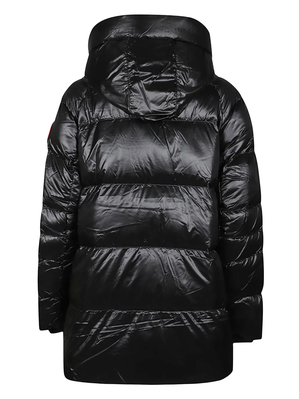 Canada Goose Cypress Hooded Puffer Jacket In Black