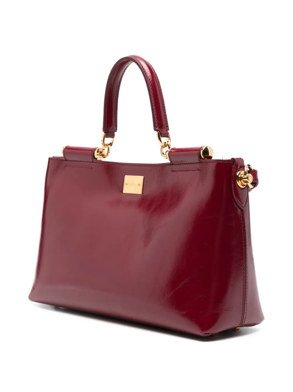 Dolce & Gabbana Vittoria leather tote bag - Rood