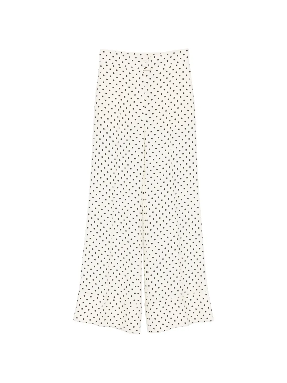 Valentino Garavani polka-dot wide-leg trousers - Toni neutri