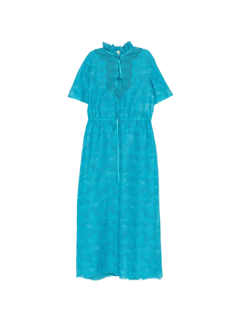 Valentino Garavani laced maxi dress - Blau