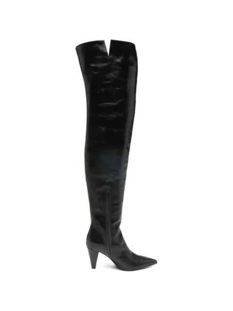 KHAITE pointed harvey over-the-knee boots