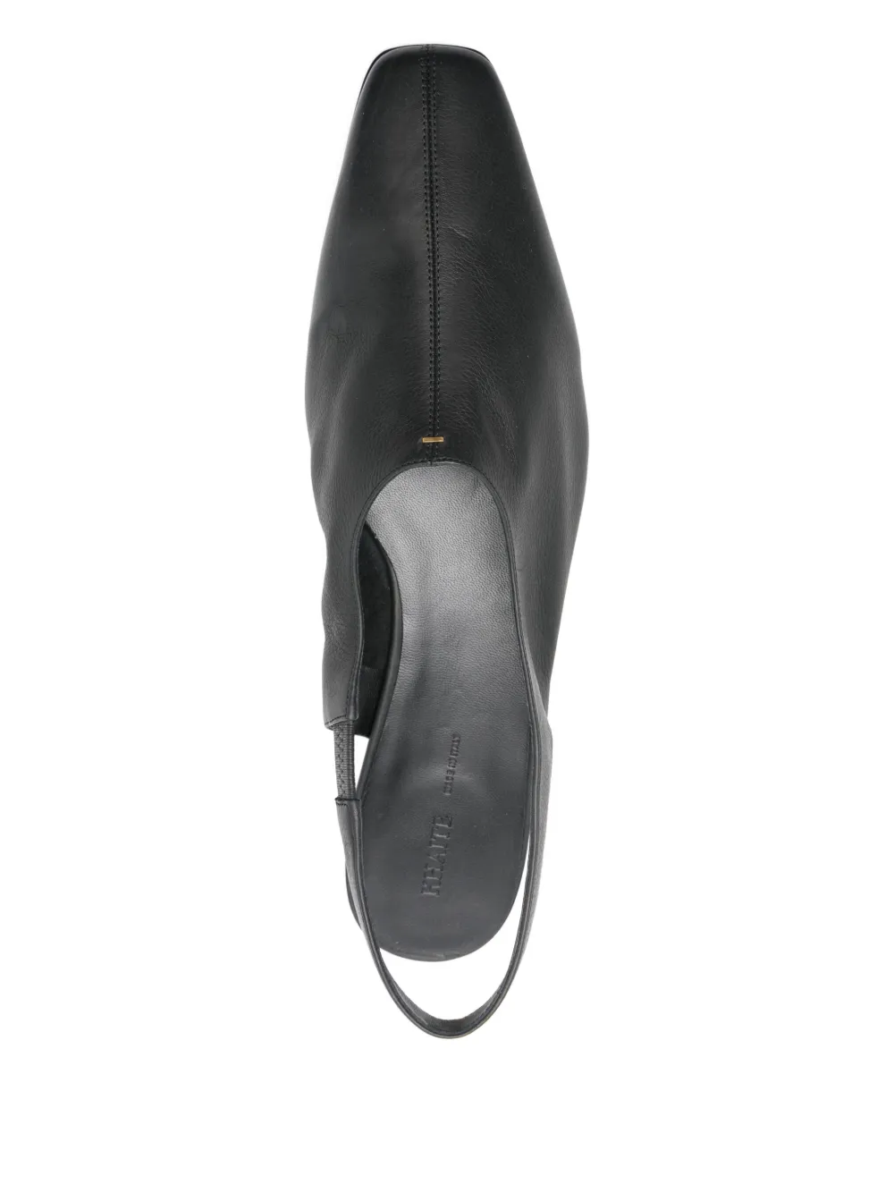 Khaite Cecilia Slingback Flat Pumps In Black