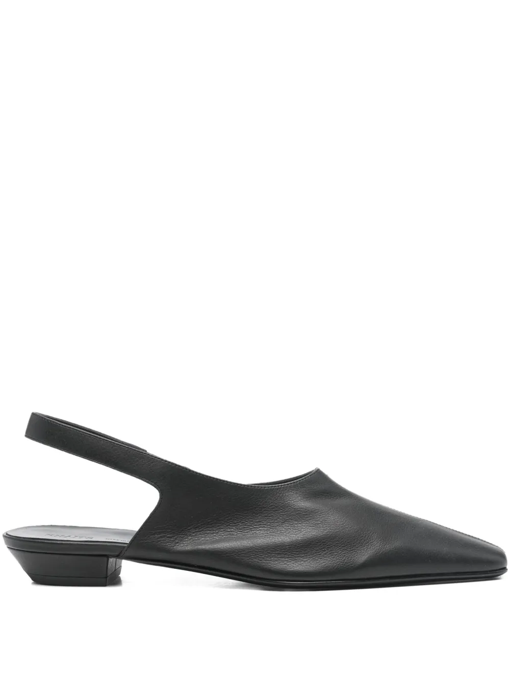 Khaite Cecilia Slingback Flat Pumps In Black